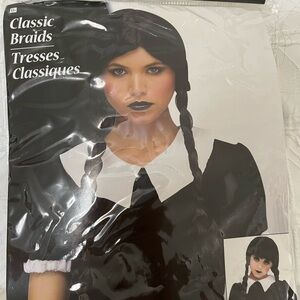 Kids Wednesday black braided wig. As good as new, worn once.